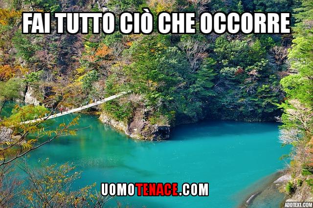 Fai tutto ciò che è necessario